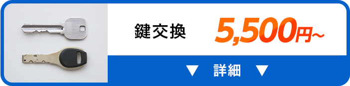鍵交換 5,500円～